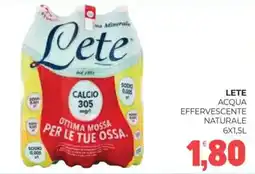 Eté Lete acqua effervescente naturale offerta
