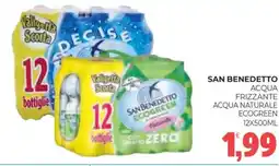 Eté San benedetto acqua frizzante acqua naturale ecogreen offerta