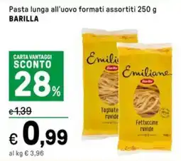 Iper La Grande Pasta lunga all'uovo BARILLA offerta