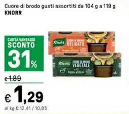 Iper La Grande Cuore di brodo KNORR offerta