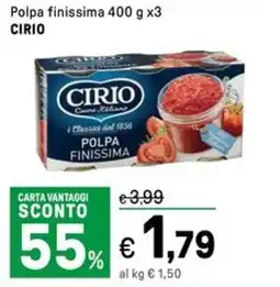 Iper La Grande Polpa finissima CIRIO offerta