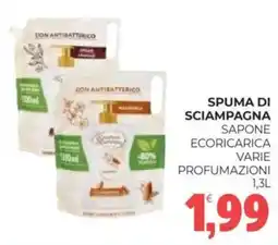 Eté Spuma di sciampagna sapone ecoricarica offerta