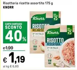 Iper La Grande Risotteria ricette assortite KNORR offerta