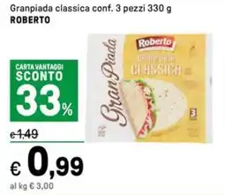 Iper La Grande Granpiada classica conf. 3 pezzi ROBERTO offerta