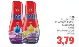 Eté Pril all in 1 gel classic/lemon exellence offerta