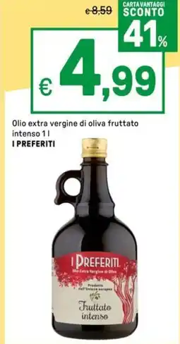 Iper La Grande Olio extra vergine di oliva fruttato intenso I PREFERITI offerta