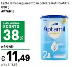Iper La Grande Latte di Proseguimento in polvere Nutribiotik 2 APTAMIL offerta