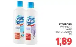 Eté Lysoform pavimenti varie profumazioni offerta