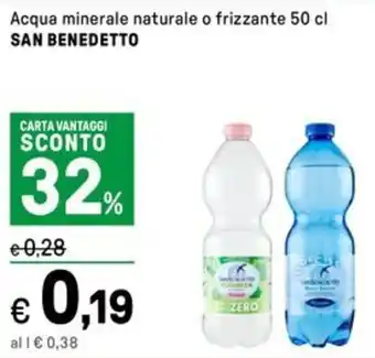 Iper La Grande Acqua minerale naturale o frizzante SAN BENEDETTO offerta