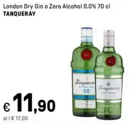 Iper La Grande London Dry Gin o Zero Alcohol 0.0% TANQUERAY offerta