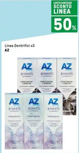 Iper La Grande Linea Dentrifici x3 AZ offerta