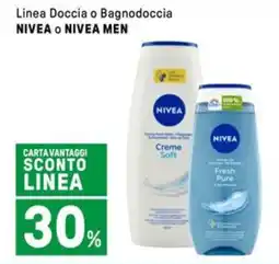 Iper La Grande Linea Doccia o Bagnodoccia NIVEA O NIVEA MEN offerta