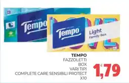 Eté Tempo fazzoletti box complete care sensibili protect offerta
