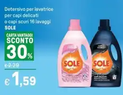 Iper La Grande Detersivo per lavatrice per capi delicati o capi scuriSCONTO SOLE offerta