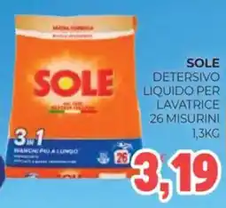 Eté Sole detersivo liquido per lavatrice 26 misurini offerta