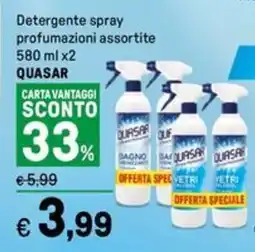 Iper La Grande Detergente spray QUASAR offerta