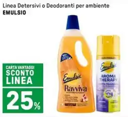 Iper La Grande Linea Detersivi o Deodoranti per ambiente EMULSIO offerta