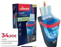 Eté vileda H2PRO Sistema lavapavimenti a piastra piatta offerta