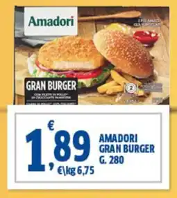 Sigma Amadori gran burger offerta