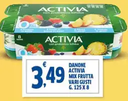 Sigma Danone activia mix frutta offerta