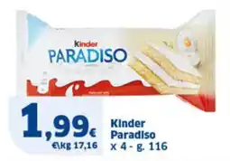Sigma Kinder Paradiso offerta