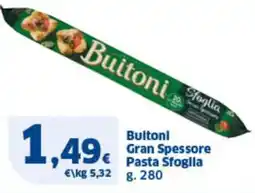 Sigma Buitoni Gran Spessore Pasta Sfoglia offerta