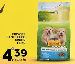 Extra Supermercati Friskies cane secco junior offerta