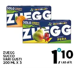 Extra Supermercati Zuegg succo offerta
