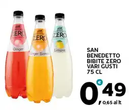 Extra Supermercati San benedetto bibite zero offerta