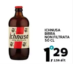 Extra Supermercati Ichnusa birra non filtrata offerta
