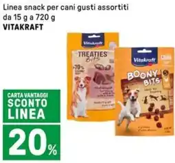 Iper La Grande Linea snack per cani gusti assortiti da a VITAKRAFT offerta
