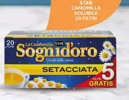 Extra Supermercati Star camomilla solubile 20 filtri offerta
