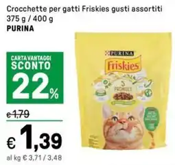 Iper La Grande Crocchette per gatti Friskies gusti assortiti PURINA offerta