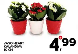 Extra Supermercati Vaso heart kalandiva 10 cm offerta