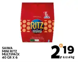Extra Supermercati Saiwa mini ritz multipack offerta