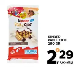 Extra Supermercati Kinder pan e cioc offerta