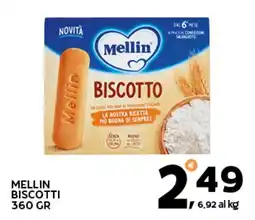Extra Supermercati Mellin biscotti offerta