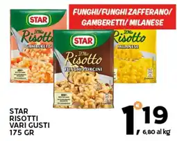 Extra Supermercati Star risotti offerta