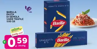 Extra Supermercati Barilla pasta di semola offerta