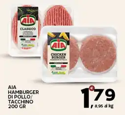 Extra Supermercati Aia hamburger di pollo/ tacchino offerta