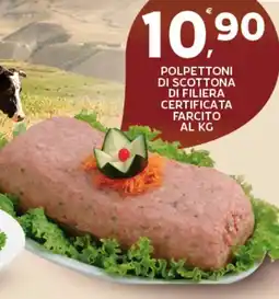 Extra Supermercati Polpettoni di scottona di filiera certificata farcito offerta