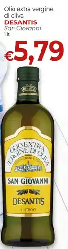 Supermercati Nonna Isa Olio extra vergine di oliva DESANTIS San Giovanni offerta