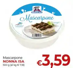 Supermercati Nonna Isa Mascarpone NONNA ISA offerta