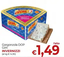 Supermercati Nonna Isa Gorgonzola DOP Gim INVERNIZZI offerta