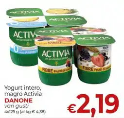 Supermercati Nonna Isa Yogurt intero, magro Activia DANONE offerta