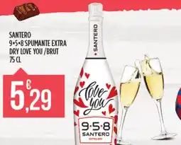 Euroesse Santero 9.5.8 spumante extra dry love you/brut offerta