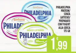 Euroesse Philadelphia protein/ senza lattosio/ preparato con yogurt alla greca offerta