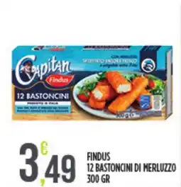 Euroesse Findus 12 bastoncini di merluzzo offerta