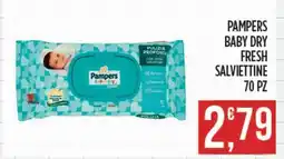 Euroesse Pampers baby dry fresh salviettine offerta