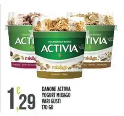 Euroesse Danone activia yogurt mix&go offerta
